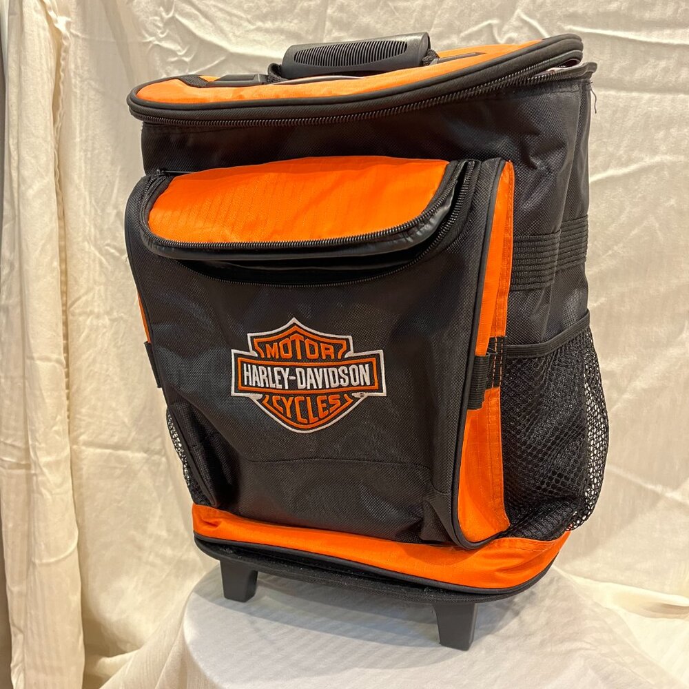 Harley Davidson Insulated Rolling Cooler Backpack